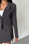 CROP CEKET - KISA ETEK TAKIM - Antrasit resmi